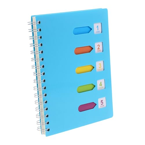 HIAKDOFT Spiral Notizbuch mit Robustem Spiralbindung Beschriftbarem Umschlag Liniert Tragbares Memo Pad für Büro und Schule Farbiges Organisations notizheft für Studenten und Berufstätige HIAKDOFT Spiral Notizbuch mit Robustem Spiralbindung Beschriftbarem Umschlag Liniert Tragbares Memo Pad für Büro und Schule Farbiges Organisations notizheft für Studenten und Berufstätige von HIAKDOFT