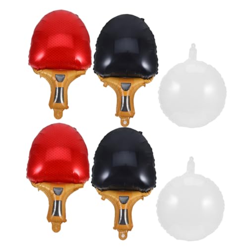 HIAKDOFT Sportliche Folienballons mit Roten und Schwarzen Schlägern Weißen Tischtennisbällen Schnell Aufblasbar Wiederverwendbar Vielseitig für Geburtstags Sportparty dekoration HIAKDOFT Sportliche Folienballons mit Roten und Schwarzen Schlägern Weißen Tischtennisbällen Schnell Aufblasbar Wiederverwendbar Vielseitig für Geburtstags Sportparty dekoration von HIAKDOFT