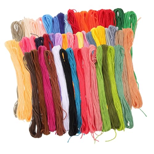 HIAKDOFT Stickgarn Set Farben Stickerei Starter Kit für Anfänger DIY Kreuzstich Armband Faden Set Verschleißfestes Praktisches Stickgarn für Handwerk und Punch Needle Anwendungen HIAKDOFT Stickgarn Set Farben Stickerei Starter Kit für Anfänger DIY Kreuzstich Armband Faden Set Verschleißfestes Praktisches Stickgarn für Handwerk und Punch Needle Anwendungen von HIAKDOFT
