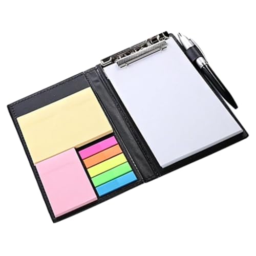 HIAKDOFT Sticky Memo Note mit Abreißbaren Haftnotizen und Pu lederhülle Praktische Klebezettel für Schüler und Büro Inklusive Stifthalter für To do listen und Notizen HIAKDOFT Sticky Memo Note mit Abreißbaren Haftnotizen und Pu lederhülle Praktische Klebezettel für Schüler und Büro Inklusive Stifthalter für To do listen und Notizen von HIAKDOFT