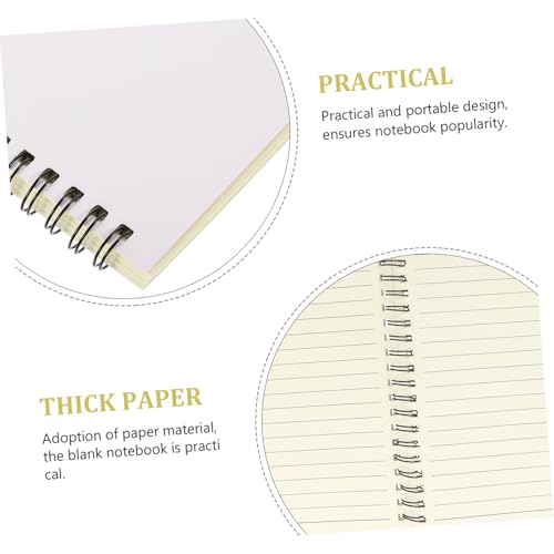 HIAKDOFT Sublimations Notizbuch Blanko DIY Schreibblock für Bürobedarf Unbedrucktes Notizheft zum Planen Skizzieren Tagebuchführen Glattes Papier Leicht Tragbar von HIAKDOFT