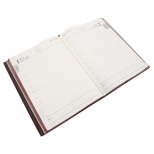HIAKDOFT Tagesplaner Softcover Notizbuch mit Monats- und Jahreskalender Mobiler Organizer für Büro und Reisen Tägliches Planungsheft aus Kunstleder Glatte Blätter für Komfortables Schreiben HIAKDOFT Tagesplaner Softcover Notizbuch mit Monats- und Jahreskalender Mobiler Organizer für Büro und Reisen Tägliches Planungsheft aus Kunstleder Glatte Blätter für Komfortables Schreiben von HIAKDOFT