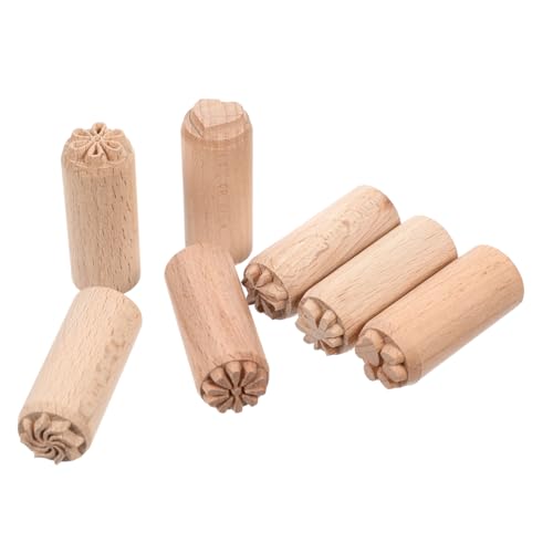 HIAKDOFT Teiliges Holzstempel Handgeschnitzte Motivstempel für DIY und Natürliche Holzstempel für Kreative Tontexturen und Bastelarbeiten HIAKDOFT Teiliges Holzstempel Handgeschnitzte Motivstempel für DIY und Natürliche Holzstempel für Kreative Tontexturen und Bastelarbeiten von HIAKDOFT