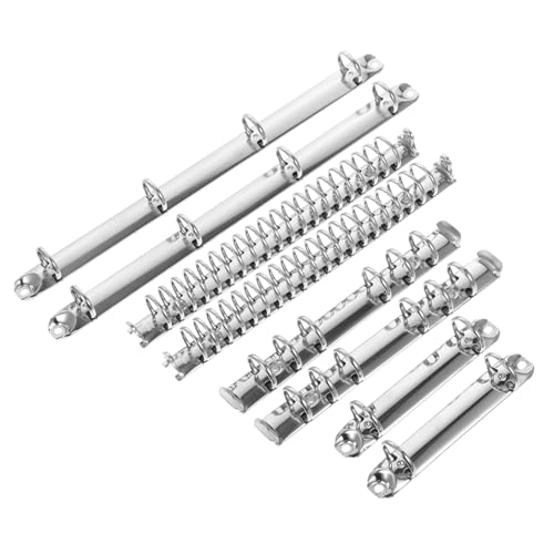 HIAKDOFT Teiliges Metall Ringbuch Mechanik für Notizbuch Stabile DIY Binder Spine Inserts Leichte Planer Ordner Zubehör für Büro und Zuhause HIAKDOFT Teiliges Metall Ringbuch Mechanik für Notizbuch Stabile DIY Binder Spine Inserts Leichte Planer Ordner Zubehör für Büro und Zuhause von HIAKDOFT