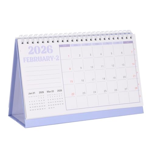 HIAKDOFT Tischkalender Minimalistischer Flip Kalender mit Twin Drahtbindung und Notizblock Langlebiges Papier Tragbarer Stehkalender für Büro Lehrer und Persönliche Planung HIAKDOFT Tischkalender Minimalistischer Flip Kalender mit Twin Drahtbindung und Notizblock Langlebiges Papier Tragbarer Stehkalender für Büro Lehrer und Persönliche Planung von HIAKDOFT