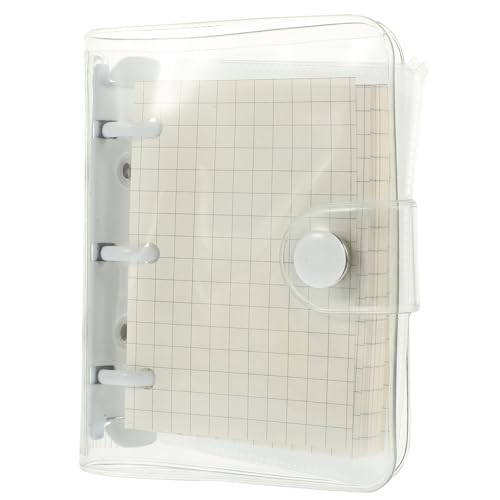 HIAKDOFT Transparenter Mini lochring notizblock Tragbares Dekoratives Kleines Notizbuch mit Losem für Schüler Alltag und Geschenk HIAKDOFT Transparenter Mini lochring notizblock Tragbares Dekoratives Kleines Notizbuch mit Losem für Schüler Alltag und Geschenk von HIAKDOFT
