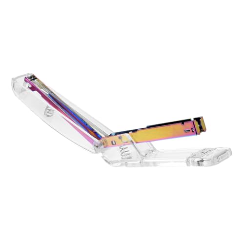HIAKDOFT Transparenter Stapler Handlicher Bürohefter mit Glattem Mechanismus Langlebiges Kunststoffmaterial Praktisches Schreibtischzubehör für Schule Studium und Bürogebrauch HIAKDOFT Transparenter Stapler Handlicher Bürohefter mit Glattem Mechanismus Langlebiges Kunststoffmaterial Praktisches Schreibtischzubehör für Schule Studium und Bürogebrauch von HIAKDOFT