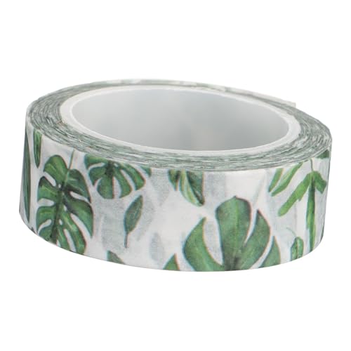 HIAKDOFT Tropical Plants Washi Tape DIY Klebeband für Scrapbooking und Geschenkverpackung Dekorativ Leicht Vielseitig Einsetzbar für Planer und Journale HIAKDOFT Tropical Plants Washi Tape DIY Klebeband für Scrapbooking und Geschenkverpackung Dekorativ Leicht Vielseitig Einsetzbar für Planer und Journale von HIAKDOFT