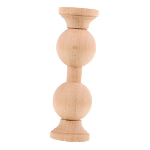 HIAKDOFT Unbehandelte Holzsäulenabschlüsse Europäisches Design Dekorative Holzpfosten-kappen für Treppengeländer Bettpfosten und Diy-handläufe Lackierbar Langlebig und Glatt Elegante HIAKDOFT Unbehandelte Holzsäulenabschlüsse Europäisches Design Dekorative Holzpfosten-kappen für Treppengeländer Bettpfosten und Diy-handläufe Lackierbar Langlebig und Glatt Elegante von HIAKDOFT