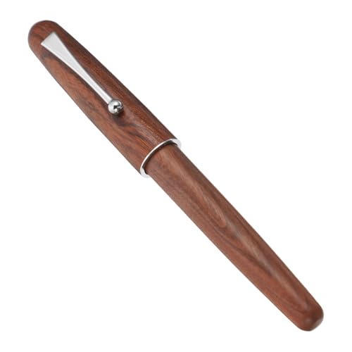 HIAKDOFT Vintage Kalligraphie Füllfederhalter aus Langlebigem Holz Tragbarer Schreibfeder Stift für Glattes Schreiben Ergonomisch als für Schule und Büro von HIAKDOFT