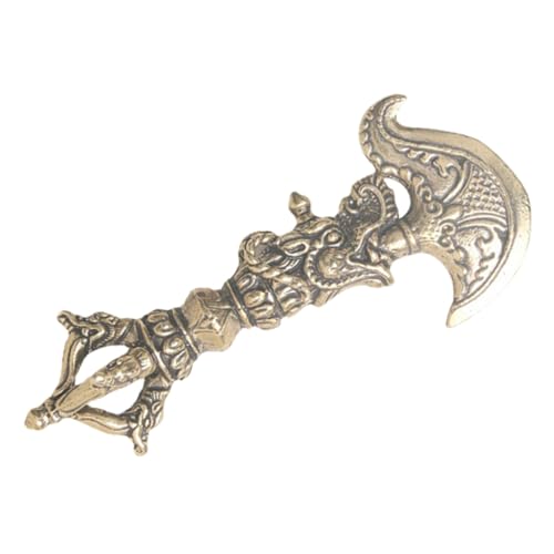 HIAKDOFT Vintage Messing Vajra Stößel Ornament Kompakte Desktop Deko Retro Stil Handgefertigt Spirituelles Kunstwerk Für Wohn Arbeitsbereich HIAKDOFT Vintage Messing Vajra Stößel Ornament Kompakte Desktop Deko Retro Stil Handgefertigt Spirituelles Kunstwerk Für Wohn Arbeitsbereich von HIAKDOFT