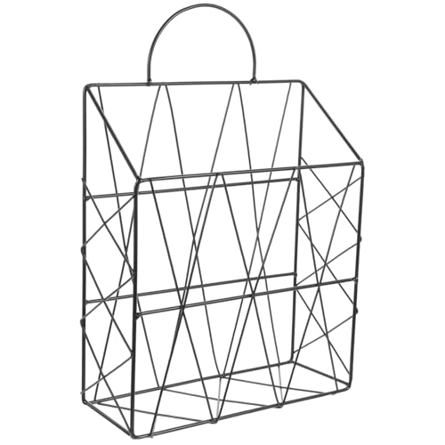 HIAKDOFT Wandhängender Magazinhalter Dekorativer Zeitungs und Dokumentenhalter Stabiler Wandbücherregal Organizer für Büro Schule und Zuhause HIAKDOFT Wandhängender Magazinhalter Dekorativer Zeitungs und Dokumentenhalter Stabiler Wandbücherregal Organizer für Büro Schule und Zuhause von HIAKDOFT