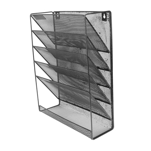 HIAKDOFT Wandhängender Metall Organizer mit Mehrschichtiger Dokumentenhalter Mesh Design Ablagefach Platzsparend für Büro Schule Zuhause Stabil und Verschleißfest HIAKDOFT Wandhängender Metall Organizer mit Mehrschichtiger Dokumentenhalter Mesh Design Ablagefach Platzsparend für Büro Schule Zuhause Stabil und Verschleißfest von HIAKDOFT