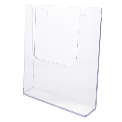 HIAKDOFT Wandmontierter Prospekthalter Transparent Dokumentenorganizer mit Großer Kapazität für Büro Bücher Zeitschriften Magazine Organizer HIAKDOFT Wandmontierter Prospekthalter Transparent Dokumentenorganizer mit Großer Kapazität für Büro Bücher Zeitschriften Magazine Organizer von HIAKDOFT