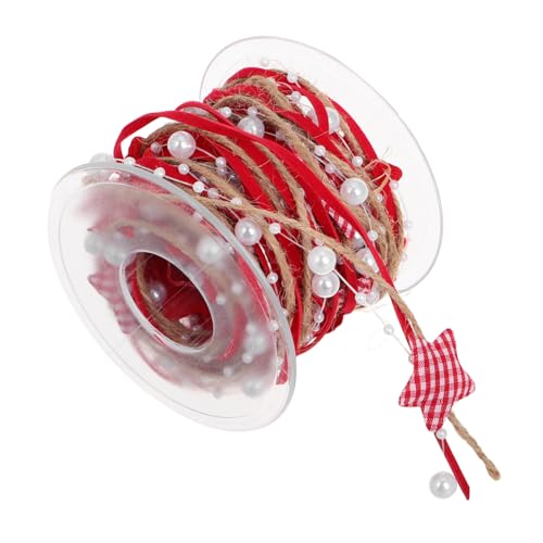 HIAKDOFT Weihnachtsbaumdekorationspasse Weihnachtsband Schleife Weihnachts-Vintage-Samtband goldenes weihnachtsbaumband Baumbandgirlande Stern Band für Geschenkverpackung Packband Polyester HIAKDOFT Weihnachtsbaumdekorationspasse Weihnachtsband Schleife Weihnachts-Vintage-Samtband goldenes weihnachtsbaumband Baumbandgirlande Stern Band für Geschenkverpackung Packband Polyester von HIAKDOFT