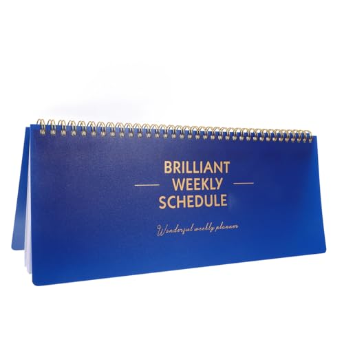 HIAKDOFT Wöchentlicher Spiral Notizblock Blau Undatierter Desk Planner mit To Do Liste Tages und Wochenübersicht für Büro Schule Home Office Effiziente Zeitplanung und Aufgabenverwaltung HIAKDOFT Wöchentlicher Spiral Notizblock Blau Undatierter Desk Planner mit To Do Liste Tages und Wochenübersicht für Büro Schule Home Office Effiziente Zeitplanung und Aufgabenverwaltung von HIAKDOFT