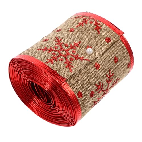 HIAKDOFT Yards Weihnachtsband Goldgeprägtes Dekoband Breit Robustes DIY Geschenkband für Weihnachtsbaum Deko Schleifen Basteln Festliche Geschenkverpackung HIAKDOFT Yards Weihnachtsband Goldgeprägtes Dekoband Breit Robustes DIY Geschenkband für Weihnachtsbaum Deko Schleifen Basteln Festliche Geschenkverpackung von HIAKDOFT