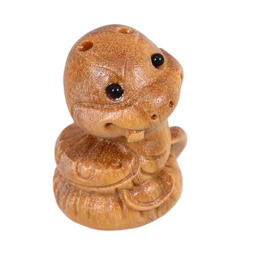 HIAKDOFT Zodiac Schlange Schlüsselanhänger Holzanhänger DIY Bastelset Miniatur schlangenskulptur Chinesisches Tierkreis Tier Holzfigur Handgeschnitzt als Geschenk und Deko HIAKDOFT Zodiac Schlange Schlüsselanhänger Holzanhänger DIY Bastelset Miniatur schlangenskulptur Chinesisches Tierkreis Tier Holzfigur Handgeschnitzt als Geschenk und Deko von HIAKDOFT
