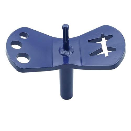 Universal-Erdungsstangen-Schraubendreher für 1,27 cm, 5/8 Zoll, 3/4 Zoll Erdungsstangen, Bewehrung, T-Pfosten (1,9 cm SDS Plus-Treiber) von HIBUMFX