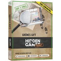 HIDDEN GAMES Tatort Krimispiel Fall 3 Grünes Gift Escape-Room Spiel, 1 St. von HIDDEN GAMES