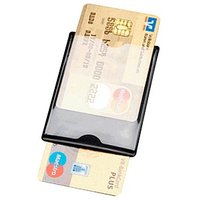 HIDENTITY® Kreditkartenhülle Hidentity Duo schwarz 8,5 x 6,0 cm von HIDENTITY®