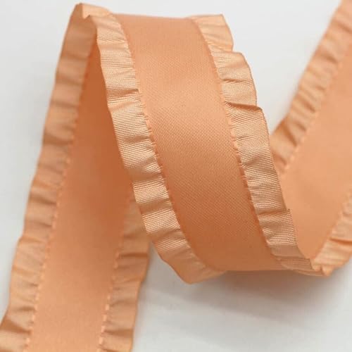 22MM/38MM 10 Yards Falbala Rüschenband Lotusblattkante for Haarschleifen DIY Handwerk handgemachte Accessoires Geschenkverpackung (Color : 9, Size : 38 MM Wide) von HIFFEY