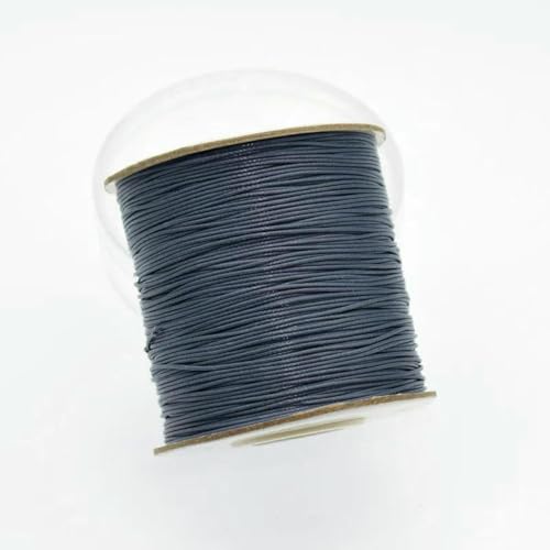 Gewachstes Baumwollgarn Perlenschnur Spule, 5/10M 0,5-2,0 MM Gewachste Baumwollkordel Gewachster Faden String Strap Halskette Seil for Schmuckherstellung for Armband Schweiß(167,0.8mm 10Metes) von HIFRQVVC