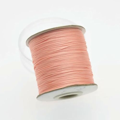 Gewachstes Baumwollgarn Perlenschnur Spule, 5/10M 0,5-2,0 MM Gewachste Baumwollkordel Gewachster Faden String Strap Halskette Seil for Schmuckherstellung for Armband Schweiß(189,0.5mm 10Metes) von HIFRQVVC