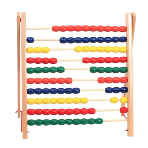 HIFRQVVC Arithmetischer Abakus aus Holzperlen, 100-Perlen-Holz-Abakus, Zählen, Mathematik-Manipulative, Perlenzähler, Zählen und Zahlen Lernen HIFRQVVC Arithmetischer Abakus aus Holzperlen, 100-Perlen-Holz-Abakus, Zählen, Mathematik-Manipulative, Perlenzähler, Zählen und Zahlen Lernen von HIFRQVVC