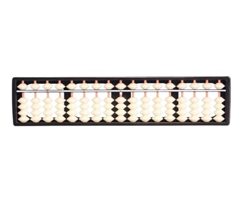 HIFRQVVC Arithmetischer Abakus aus Holzperlen, Abacus 17-stelliger chinesischer japanischer Rechner Zählwerkzeug for das Schulbildungswerkzeug Abacus Kunststoff HIFRQVVC Arithmetischer Abakus aus Holzperlen, Abacus 17-stelliger chinesischer japanischer Rechner Zählwerkzeug for das Schulbildungswerkzeug Abacus Kunststoff von HIFRQVVC