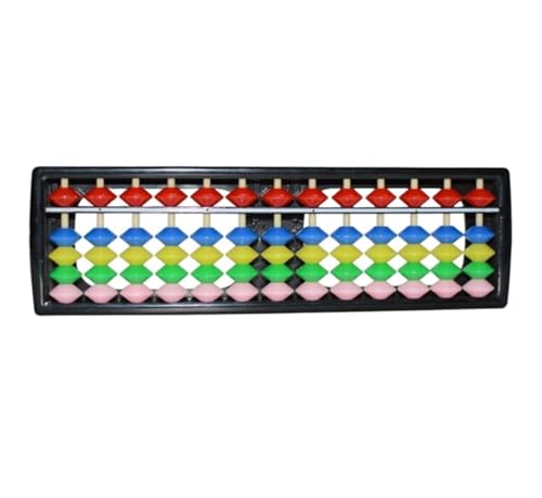 HIFRQVVC Arithmetischer Abakus aus Holzperlen, Kunststoff Abacus13 Spalte Mathematik Professionelle Abacus Chinesischen Japanischen Rechner Zählen Kindergarten HIFRQVVC Arithmetischer Abakus aus Holzperlen, Kunststoff Abacus13 Spalte Mathematik Professionelle Abacus Chinesischen Japanischen Rechner Zählen Kindergarten von HIFRQVVC