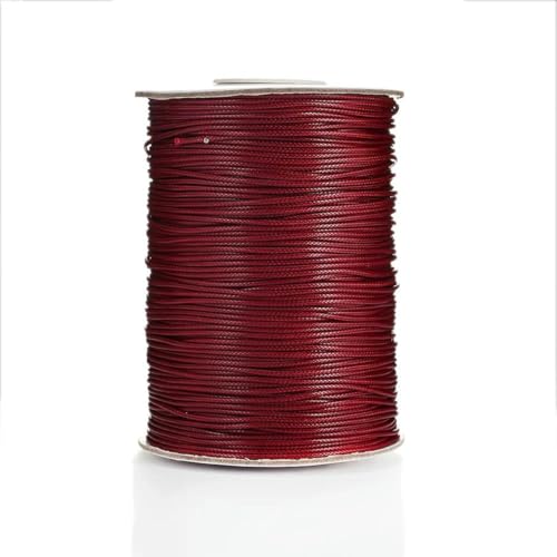 HIFRQVVC Gewachstes Baumwollgarn Perlenschnur Spule, 0,5/0,8/1,0/1,5/2,0 mm Bunte gewachste Schnur gewachste Fadenschnur Schnur Armband Modeschmuck Seil(13,2mm(20Meter)) von HIFRQVVC