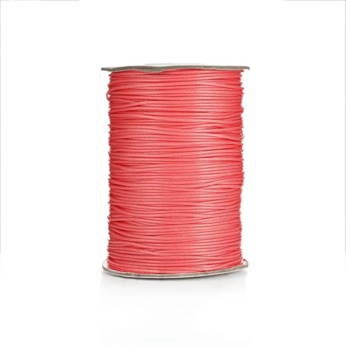 HIFRQVVC Gewachstes Baumwollgarn Perlenschnur Spule, 0,5/0,8/1,0/1,5/2,0 mm Bunte gewachste Schnur gewachste Fadenschnur Schnur Armband Modeschmuck Seil(14,1.5mm(20Meter)) von HIFRQVVC