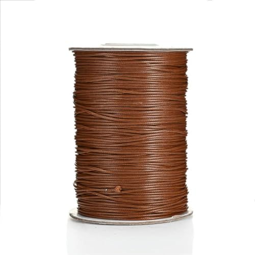 HIFRQVVC Gewachstes Baumwollgarn Perlenschnur Spule, 0,5/0,8/1,0/1,5/2,0 mm Bunte gewachste Schnur gewachste Fadenschnur Schnur Armband Modeschmuck Seil(20,1.5mm(20Meter)) von HIFRQVVC
