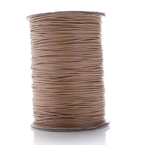 HIFRQVVC Gewachstes Baumwollgarn Perlenschnur Spule, 0,5/0,8/1,0/1,5/2,0 mm Bunte gewachste Schnur gewachste Fadenschnur Schnur Armband Modeschmuck Seil(23,1.5mm(20Meter)) von HIFRQVVC