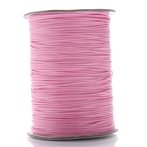HIFRQVVC Gewachstes Baumwollgarn Perlenschnur Spule, 0,5/0,8/1,0/1,5/2,0 mm Bunte gewachste Schnur gewachste Fadenschnur Schnur Armband Modeschmuck Seil(26,2mm(20Meter)) von HIFRQVVC