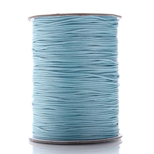 HIFRQVVC Gewachstes Baumwollgarn Perlenschnur Spule, 0,5/0,8/1,0/1,5/2,0 mm Bunte gewachste Schnur gewachste Fadenschnur Schnur Armband Modeschmuck Seil(32,2mm(20Meter)) von HIFRQVVC