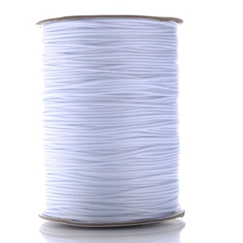 HIFRQVVC Gewachstes Baumwollgarn Perlenschnur Spule, 0,5/0,8/1,0/1,5/2,0 mm Bunte gewachste Schnur gewachste Fadenschnur Schnur Armband Modeschmuck Seil(33,1.5mm(20Meter)) von HIFRQVVC
