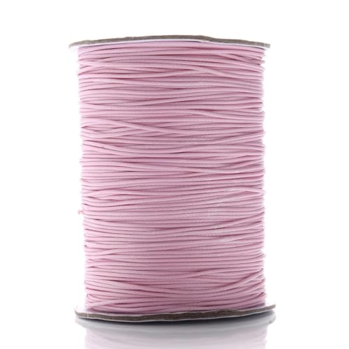 HIFRQVVC Gewachstes Baumwollgarn Perlenschnur Spule, 0,5/0,8/1,0/1,5/2,0 mm Bunte gewachste Schnur gewachste Fadenschnur Schnur Armband Modeschmuck Seil(34,0.5mm(20Meter)) von HIFRQVVC