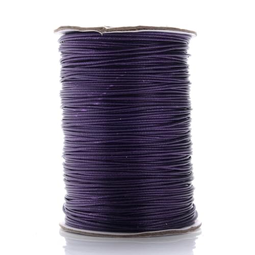 HIFRQVVC Gewachstes Baumwollgarn Perlenschnur Spule, 0,5/0,8/1,0/1,5/2,0 mm Bunte gewachste Schnur gewachste Fadenschnur Schnur Armband Modeschmuck Seil(36,1mm(20Meter)) von HIFRQVVC