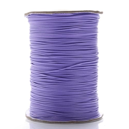 HIFRQVVC Gewachstes Baumwollgarn Perlenschnur Spule, 0,5/0,8/1,0/1,5/2,0 mm Bunte gewachste Schnur gewachste Fadenschnur Schnur Armband Modeschmuck Seil(38,0.8mm(20Meter)) von HIFRQVVC