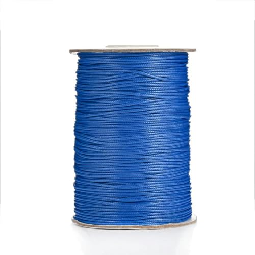 HIFRQVVC Gewachstes Baumwollgarn Perlenschnur Spule, 0,5/0,8/1,0/1,5/2,0 mm Bunte gewachste Schnur gewachste Fadenschnur Schnur Armband Modeschmuck Seil(5,1.5mm(20Meter)) von HIFRQVVC