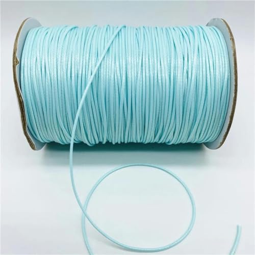 HIFRQVVC Gewachstes Baumwollgarn Perlenschnur Spule, 0,5/0,8/1,0/1,5/2 mm gewachste Kordel Seil PU Leder Faden Schnur String Strap Halskette Seil(25,1.0mm 10yards) von HIFRQVVC