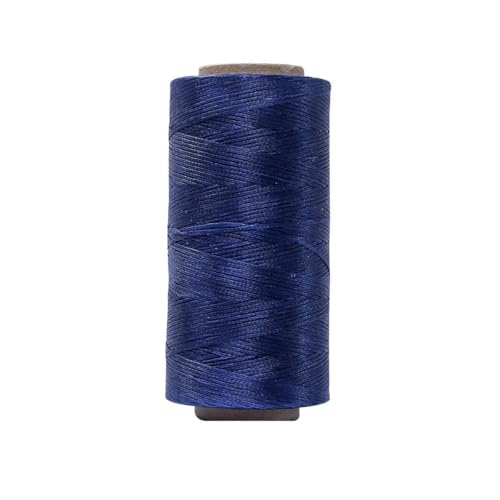 HIFRQVVC Gewachstes Baumwollgarn Perlenschnur Spule, 0,8 mm 150D Lederkunst Flache gewachste Fadenlinie DIY Nähen Weben Handwerk Nähen String Polyesterschnur(038) von HIFRQVVC