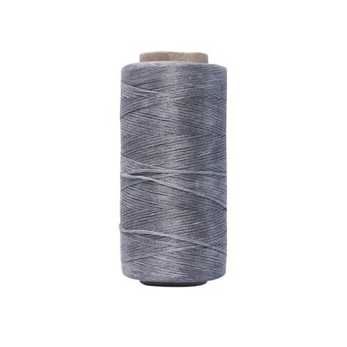 HIFRQVVC Gewachstes Baumwollgarn Perlenschnur Spule, 0,8 mm 150D Lederkunst Flache gewachste Fadenlinie DIY Nähen Weben Handwerk Nähen String Polyesterschnur(096) von HIFRQVVC