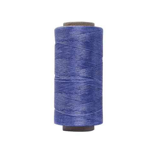 HIFRQVVC Gewachstes Baumwollgarn Perlenschnur Spule, 0,8 mm 150D Lederkunst Flache gewachste Fadenlinie DIY Nähen Weben Handwerk Nähen String Polyesterschnur(143) von HIFRQVVC