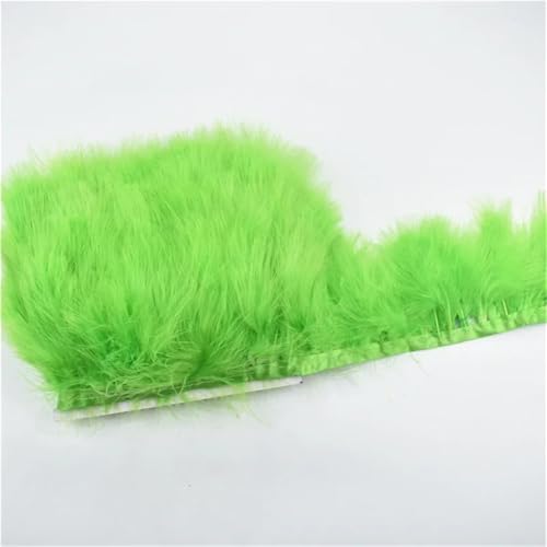 HIFRQVVC Party Dekoration Federn Band, Natürliche Federn Quaste Fringe Trim Ribbon Nähen DIY 10 Meter 10CM Breite(1101) von HIFRQVVC