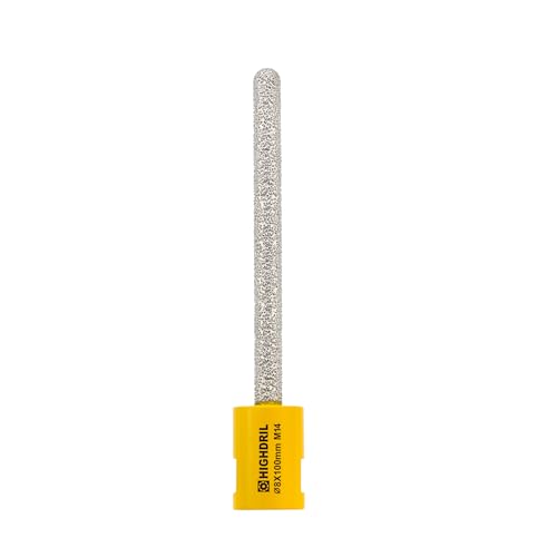 HIGHDRIL Diamant Mörtel Bohrer - 8x100MM M14 Gewinde Diamant Glitzer Gebiss für Nass/Trocken Entfernen Alten Mörtel, Schleifen Fräsen Mauerwerk Ziegel Stein HIGHDRIL Diamant Mörtel Bohrer - 8x100MM M14 Gewinde Diamant Glitzer Gebiss für Nass/Trocken Entfernen Alten Mörtel, Schleifen Fräsen Mauerwerk Ziegel Stein von HIGHDRIL