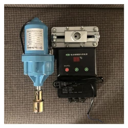 100 W gerollter Elektromotor, gerollte Gewächshaus-Kunststofffolie, elektrische Windfolienmaschine, DC24V-Lüftungsvorhänge Für Anfänger und Heimwerker(Combination) von HIHUPTRW