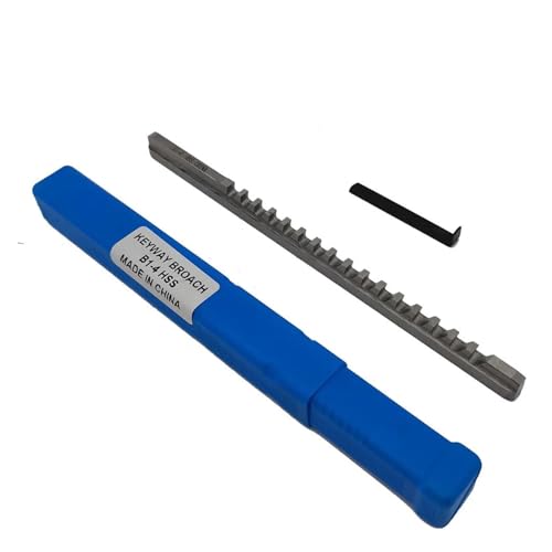 1PC 4mm B1 Push-Typ Passfedernut Räumnadel Metrische Größe HSS Nutschneidwerkzeug for CNC Für Anfänger und Heimwerker von HIHUPTRW
